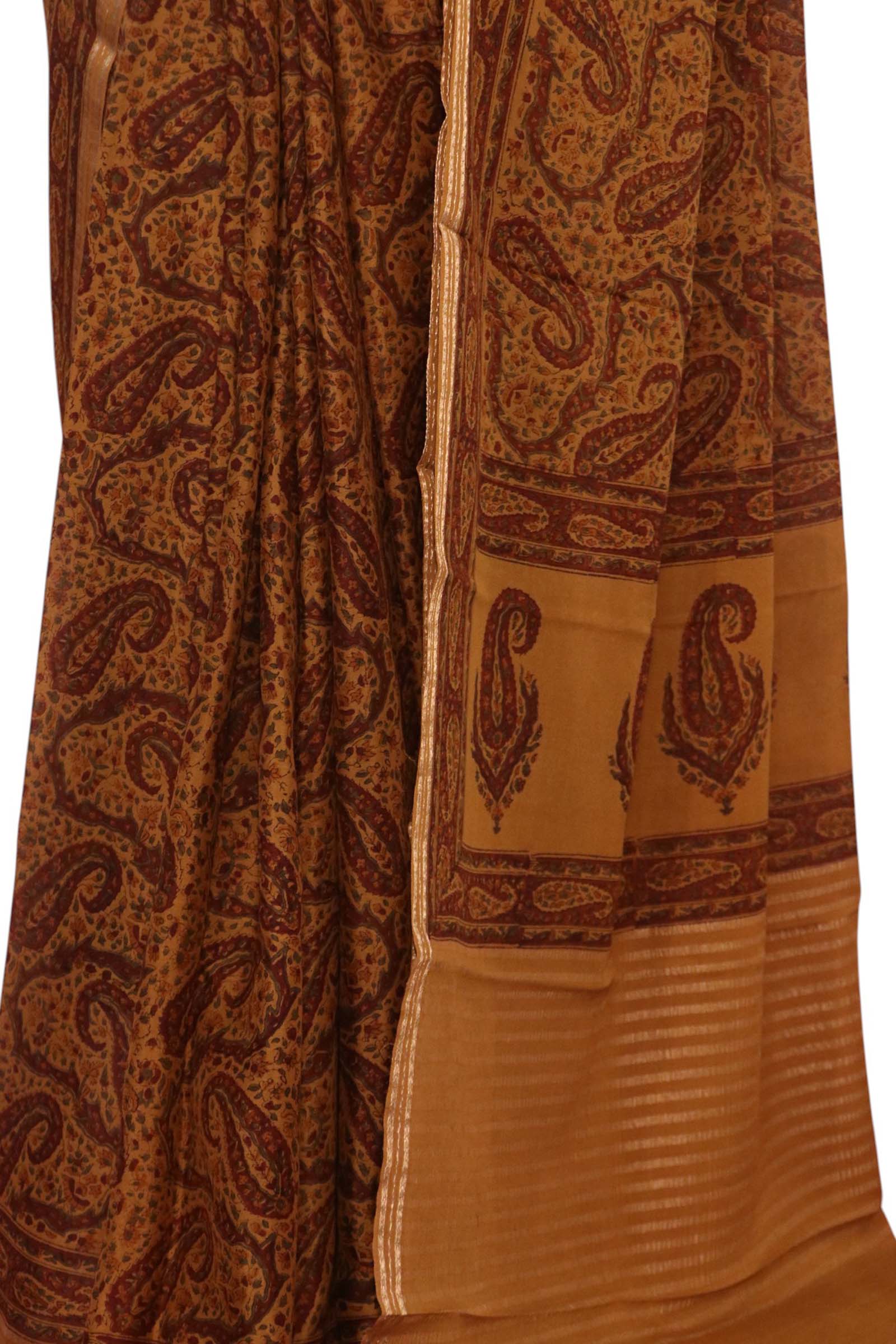 Pure Floral Zari Crepe Silk Saree AL203757